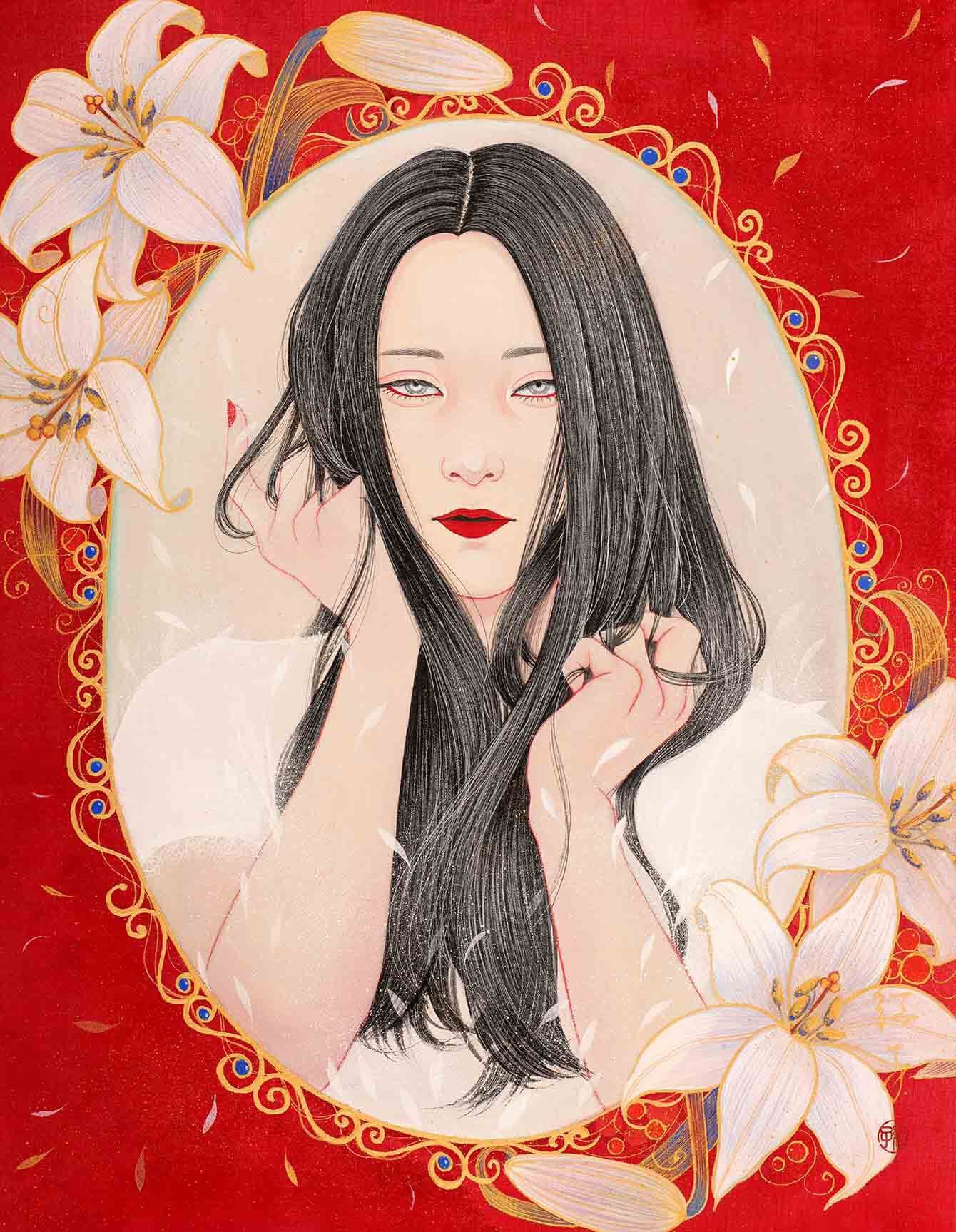 丁子紅子作品画像